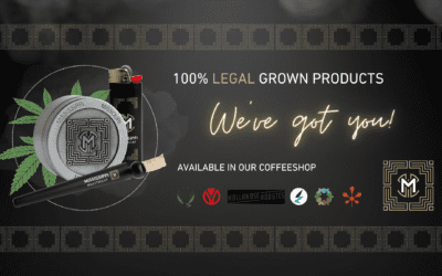 Only legal grown products at Coffeeshop Mississippi